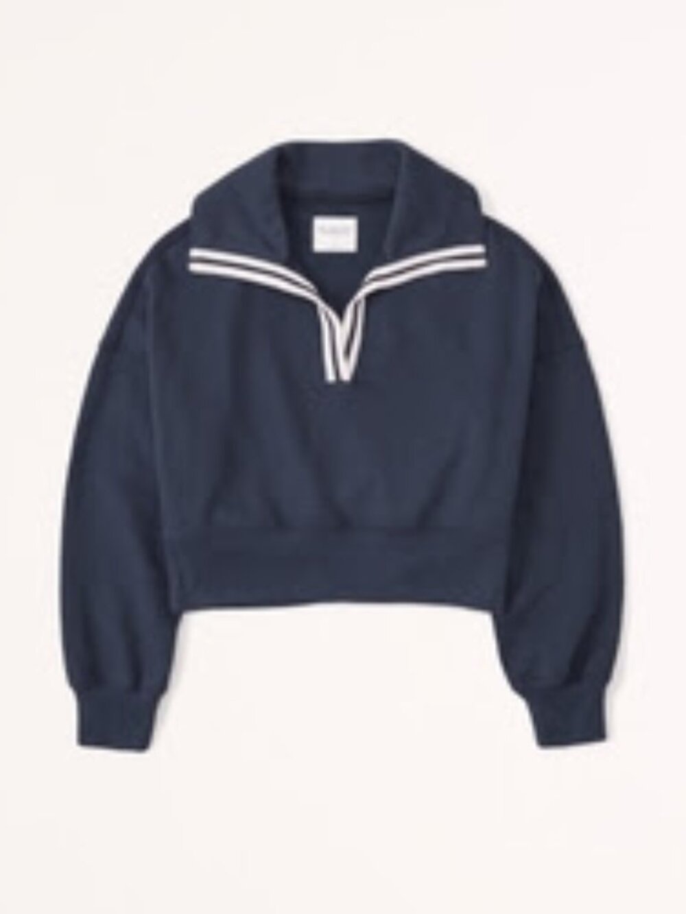 Abercrombie & Fitch Drama Collar Mockneck Popover